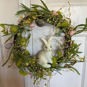 Easter bunny wreath
